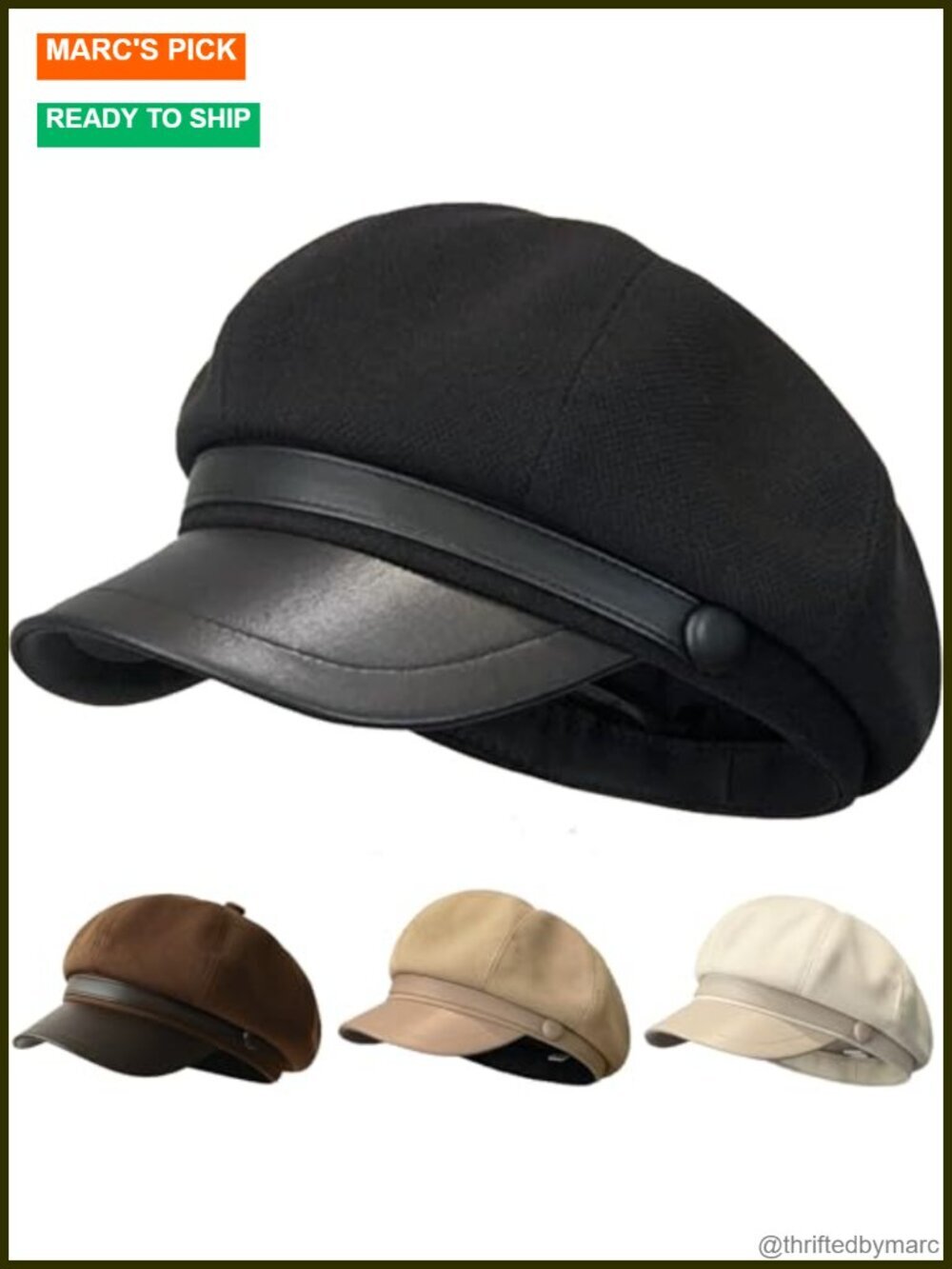 Newsboy Cap Beret Women's Octagonal Hat Lightweight Fall Winter